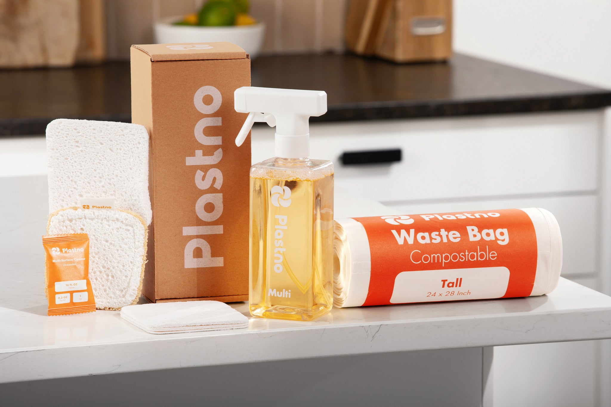 Plastno Sustainable Cleaning Products And Bags