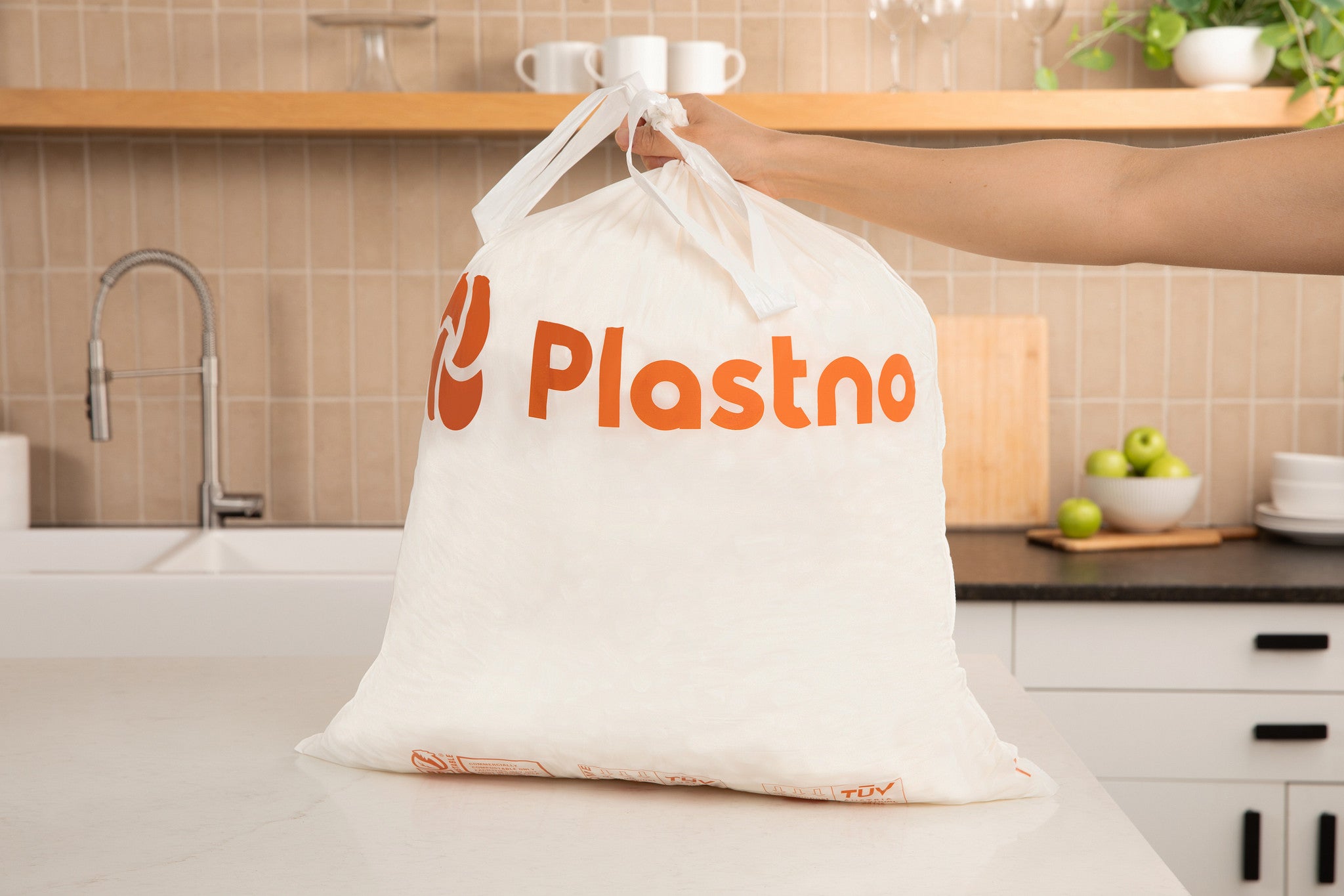 Plastno Holding Compostable Trash Bag
